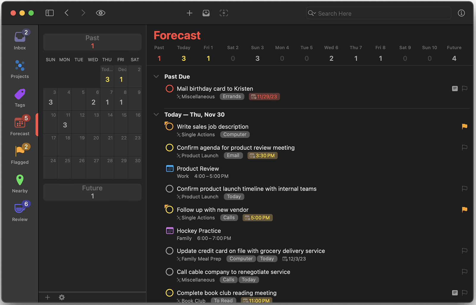 Image of user using OmniFocus