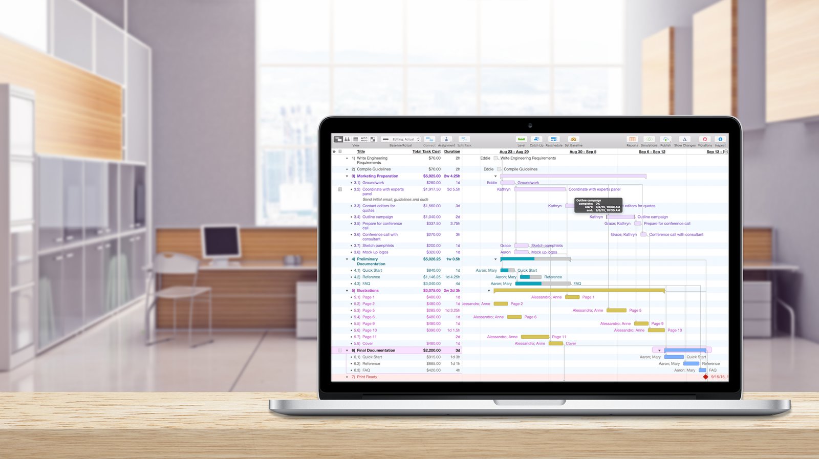 Gantt Chart Ios App