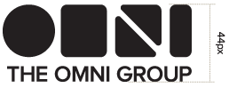 Minimum size for Omni logo