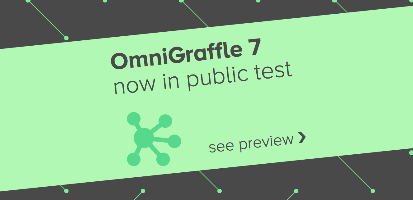 OmniGraffle 7 Blog Banner linking to the preview page