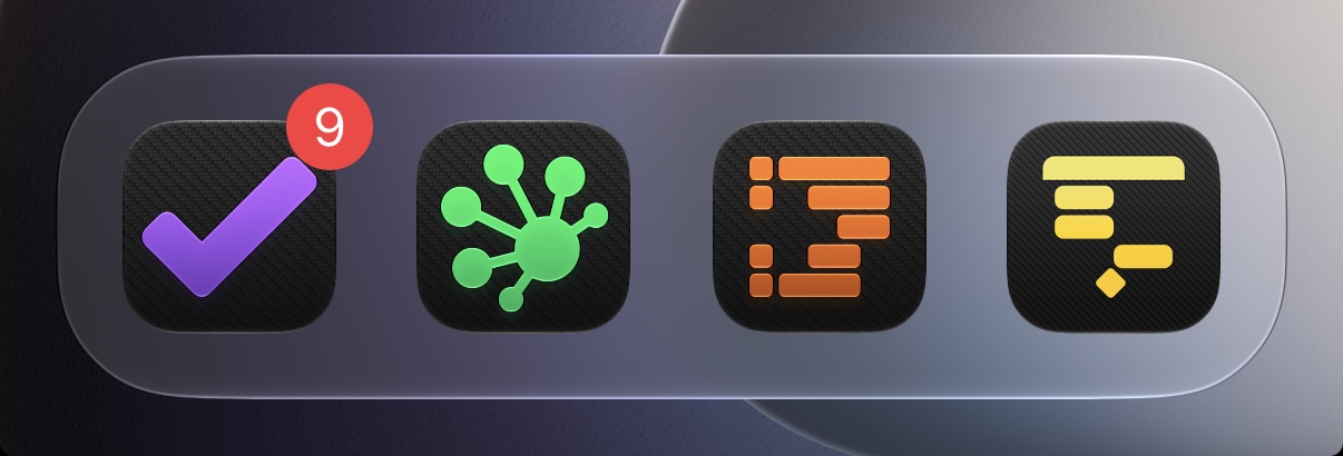 Screenshot: Omni's apps in the dock on iOS 27.