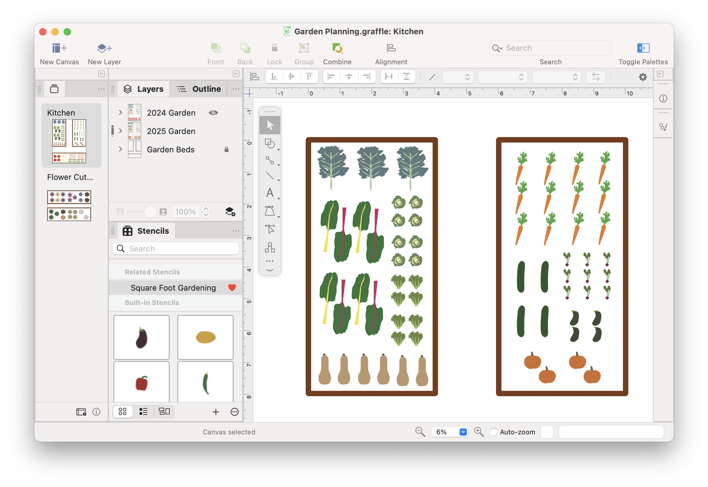 Screenshot showing OmniGraffle 8 update